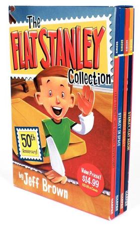 Flat Stanley Collection Box Set: Flat Stanley, Invisible Stanley, Stanley in Space, and Stanley, Flat Again!
