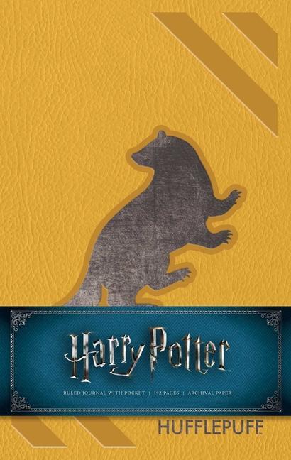 Harry Potter : Hufflepuff Hardcover Ruled Journal