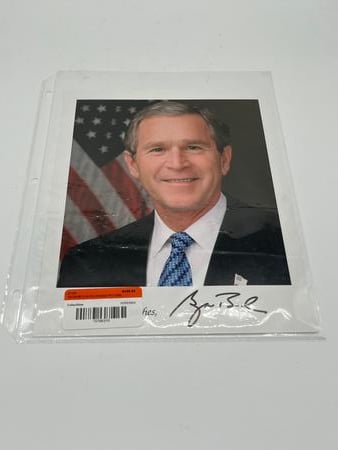 George W Bush Signed Picture