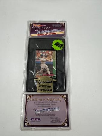 Eric Karros 1993 Signed Baseball Card
