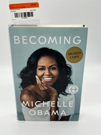 Becoming Autographed First Edition 
