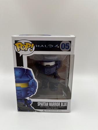 FUNKO POP! HALO 4 - Spartan Warrior Blue #05 - Vaulted