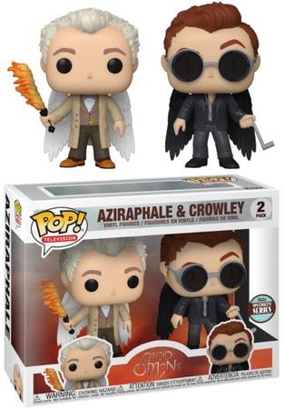Funko POP! Television - Good Omens - Aziraphale & Crowley 2-pack Vaulted