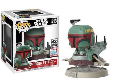 Funko POP! Deluxe - Star Wars - Boba Fett in Slave I #213 (40th Star Wars Anniv) 2017 Fall Convention Exclusive
