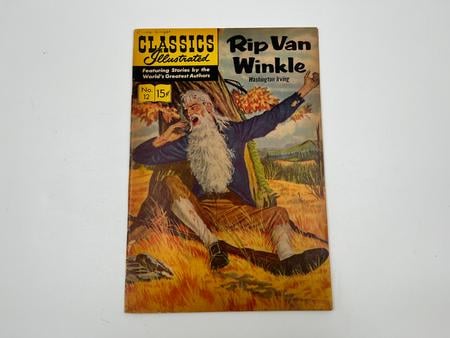 Classics Illustrated Comics 12 Rip Van Winkle 1965 Edition