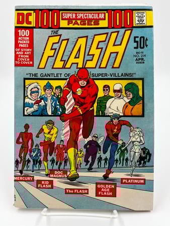 DC Comics Flash 214 100 Page Super Spectacular 1972 Key Title Origin Of The Metal Men