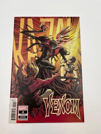 Marvel Comics Venom 4 2nd Print Variant Cover 2018 Key Title Origin Of Knull And Knowhere