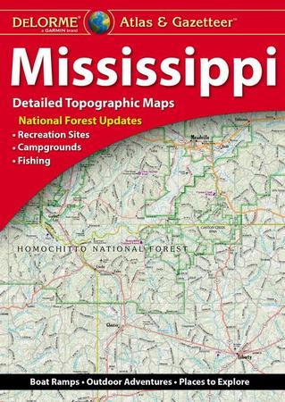 Delorme Atlas & Gazetteer: Mississippi