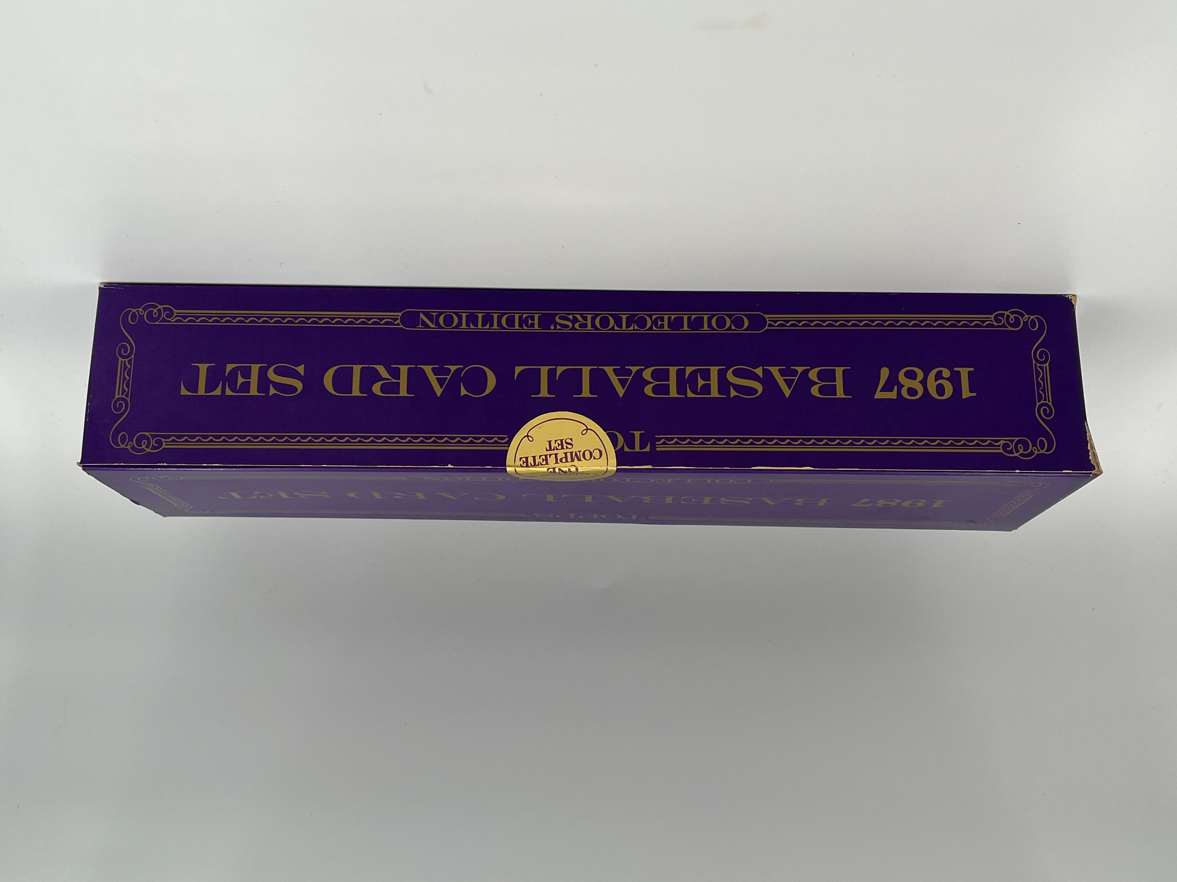 1987 Topps Tiffany - Major League Baseball Card Set