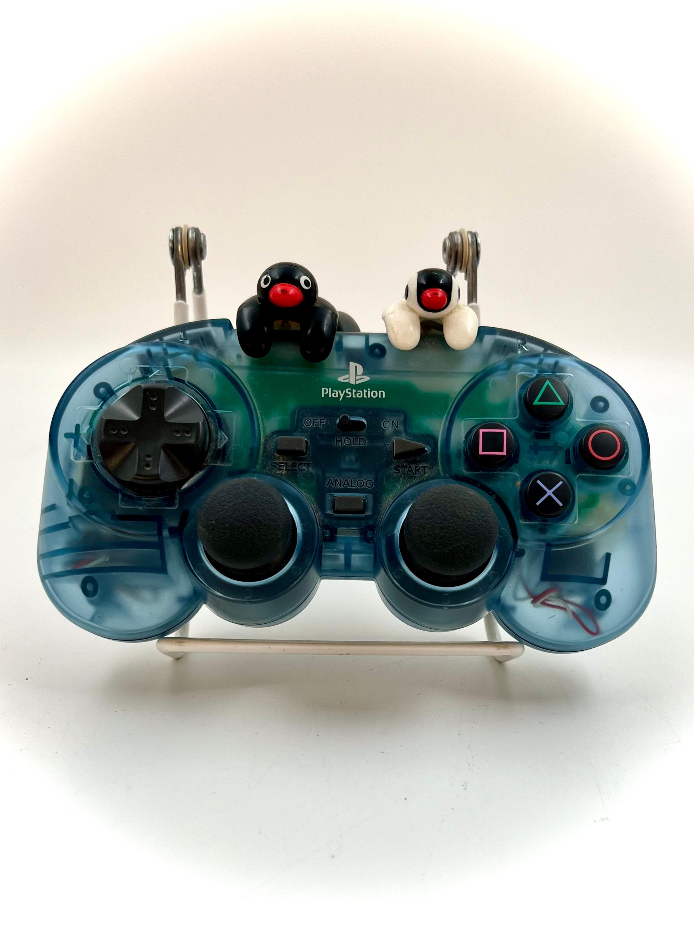 Playstation Analog Controller - Ascii Pad Pingu - Blue