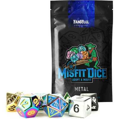 Mystery Misfit Metal Poly Dice