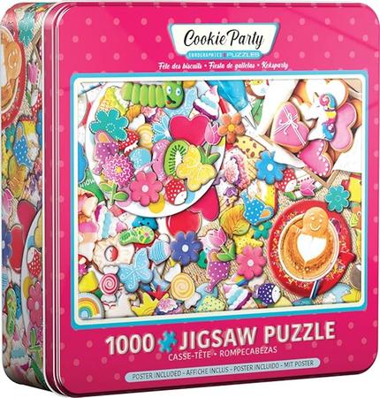 Cookie Party: 1000 Piece Puzzle In Tin (EUROGRAPHICS)