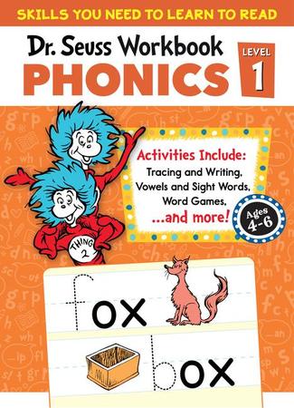 Dr. Seuss Phonics Level 1 Workbook: A Phonics Workbook to Help Kids Ages 4-6 Learn to Read (for Kindergarten and Beyond)