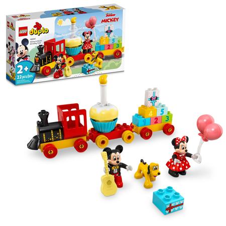 LEGO DUPLO Disney Mickey & Minnie Birthday Train Toy for Kids 10941