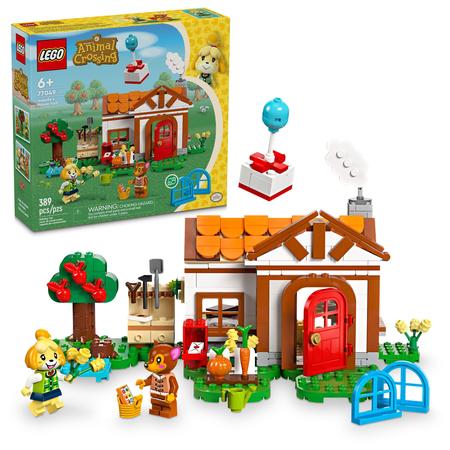LEGO Animal Crossing Isabelle’s House Visit Video Game Toy 77049