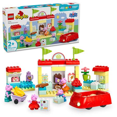 LEGO DUPLO Peppa Pig Supermarket Toy for Toddlers 10434