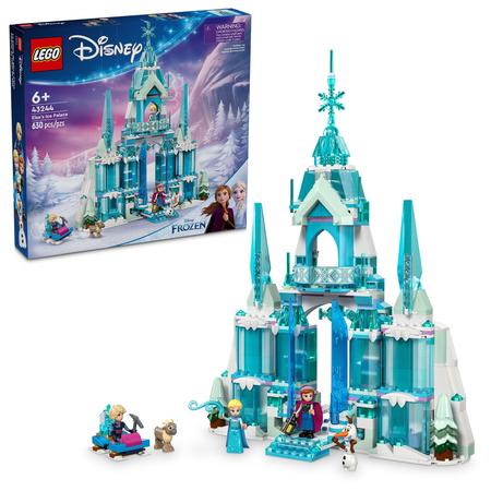 LEGO Disney Frozen Elsa’s Ice Palace Buildable Princess Toy 43244
