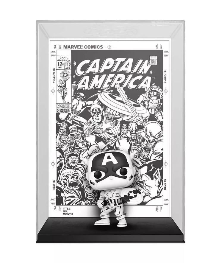Funko Pop! Comic Cover : Marvel's 85th Captain America Vinyl Figure