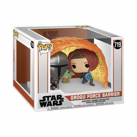 POP Star Wars The Mandalorian Grogu Force Barrier Moments 