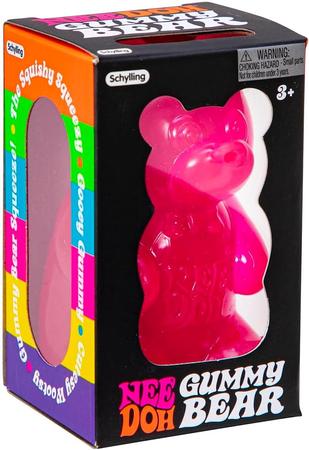 Schylling NeeDoh Gummy Bear - Sensory Fidget Toy with Jelly-Like Filling - 3.5