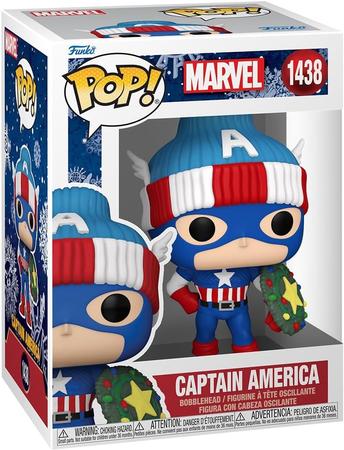 Funko Pop! Marvel: Holiday - Captain America