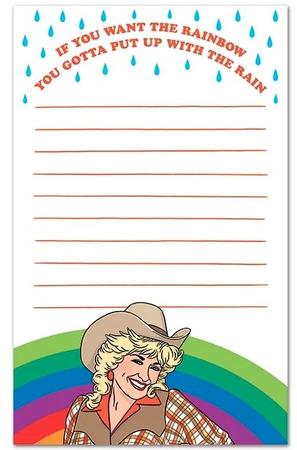 Dolly Rainbow Notepad