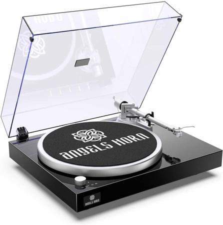 Angels Horn 2-Speed Turntable with Built-In Preamp + Bluetooth