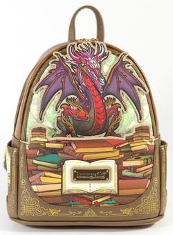 Dragon Stained Glass Loungefly Mini Backpack (Books-A-Million Exclusive)