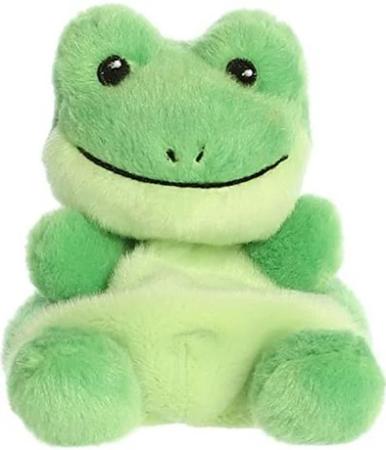 Aurora 5 in. Adorable Pocket-Sized Fun on-the-Go Play Ribbits Frog Stuffed Animal Plush Toy Green