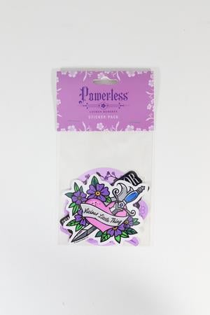 Powerless 4-Piece Sticker Pack (Lauren Roberts)