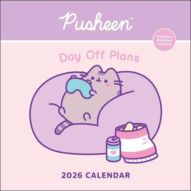 Pusheen 2026 Wall Calendar : Day Off Plans