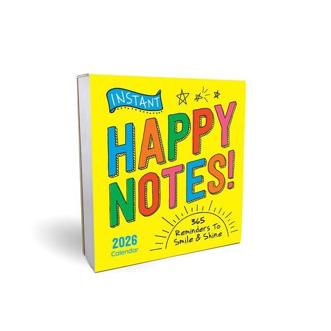 2026 Instant Happy Notes Boxed Calendar : 365 Reminders To Smile And Shine!