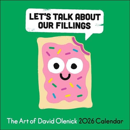 Art of David Olenick 2026 Wall Calendar: Let's Talk about Our Fillings