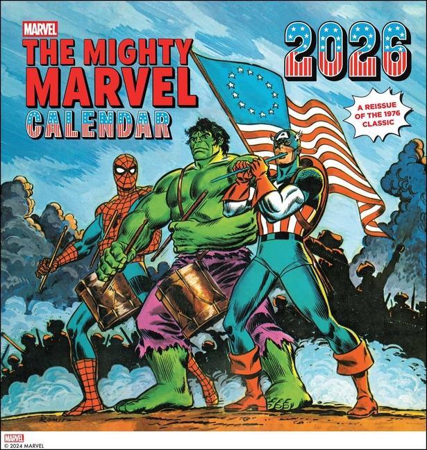 Mighty Marvel 2026 Wall Calendar : A Reissue Of The 1976 Classic