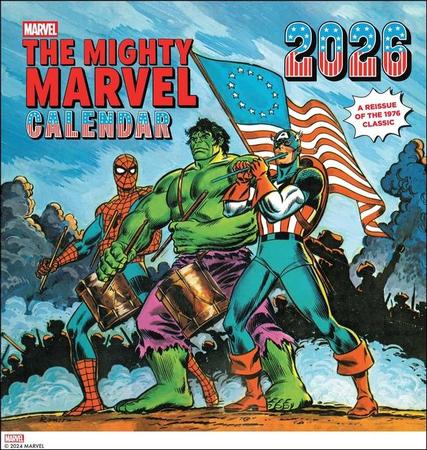 Mighty Marvel 2026 Wall Calendar: A Reissue of the 1976 Classic