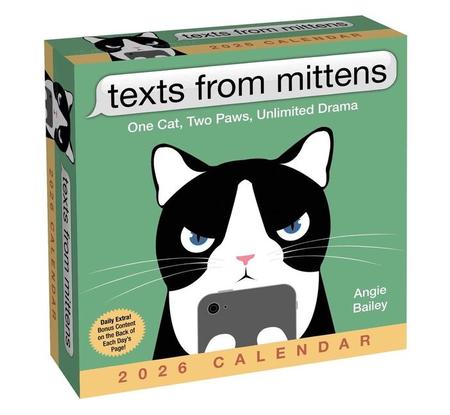 Texts from Mittens the Cat 2026 Day-To-Day Calendar