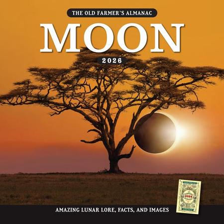 2026 Old Farmer's Almanac Moon Wall Calendar