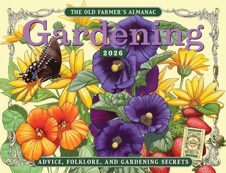 2026 Old Farmer's Almanac Gardening Wall Calendar