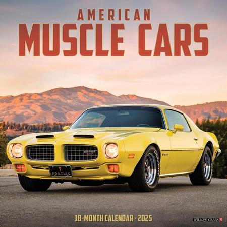 American Muscle Cars 2026 12 X 12 Wall Calendar