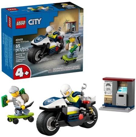 LEGO City Police Motorcycle Chase 60455