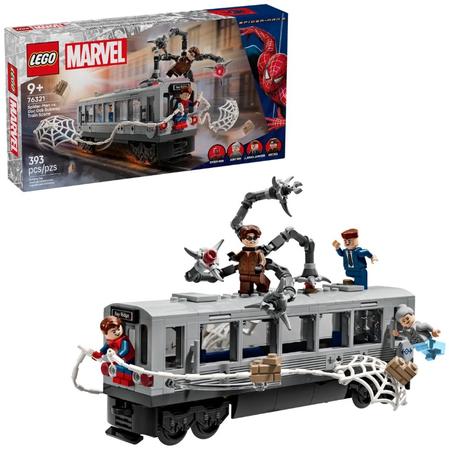 LEGO Marvel Spider-Man vs. Doc Ock Subway Train Scene 76321