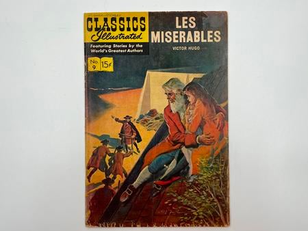 Classics Illustrated 9 Les Miserables 1943 Golden Age Comic 