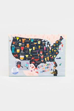 COCKTAIL MAP OF THE USA 1000 P