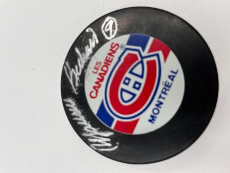 MAURICE RICHARD AUTOGRAPHED HOCKEY PUCK