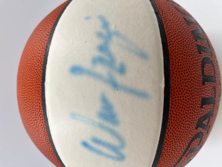 Walt Frazier Autographed Basketball