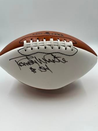 RANDY WHITE AUTOGRAPHED FOOTBALL