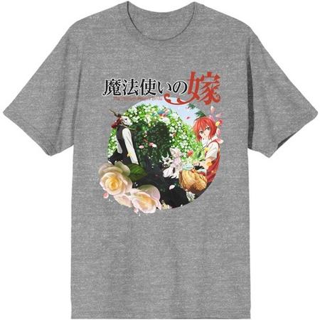 Ancient Magus Bride Floral Character Men's Large T-Shirt