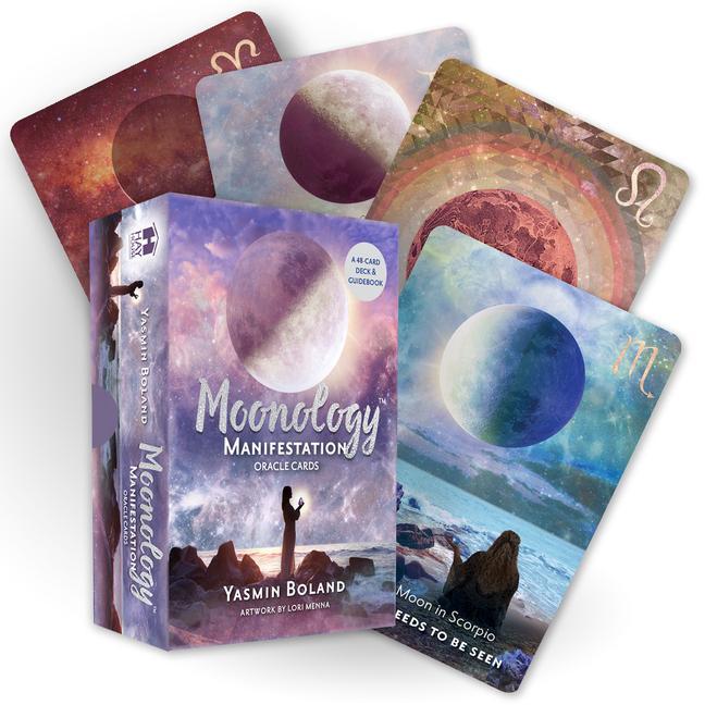 Moonology Manifestation Oracle : A 48- Card Deck And Guidebook