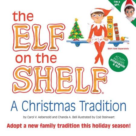 Elf on the Shelf: A Christmas Tradition [With Book] (Light Skin Girl)