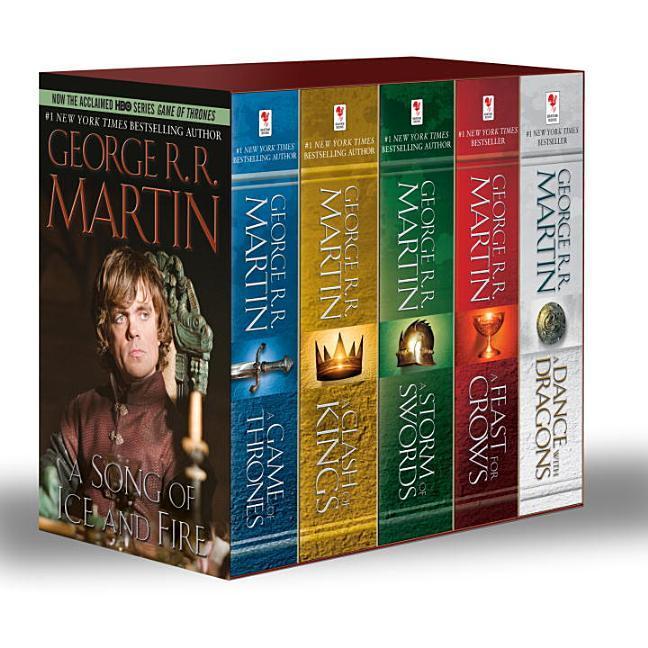 George R.R.Martin's A Game Of Thrones 5- Book Boxed Set (Song Of Ice And Fire Series): A Game Of Thrones, A Clash Of Kings, A Storm Of Swords, A Feas